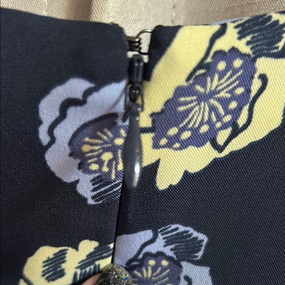 LOFT Blue 3/4 Sleeve Crew Neck Sundress - Picture 7 of 7